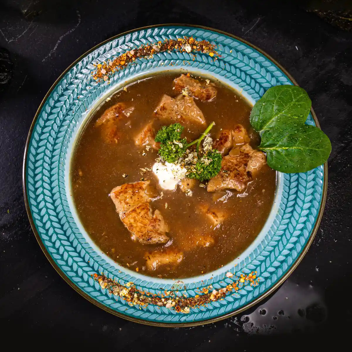 Schinkengulasch im Glas