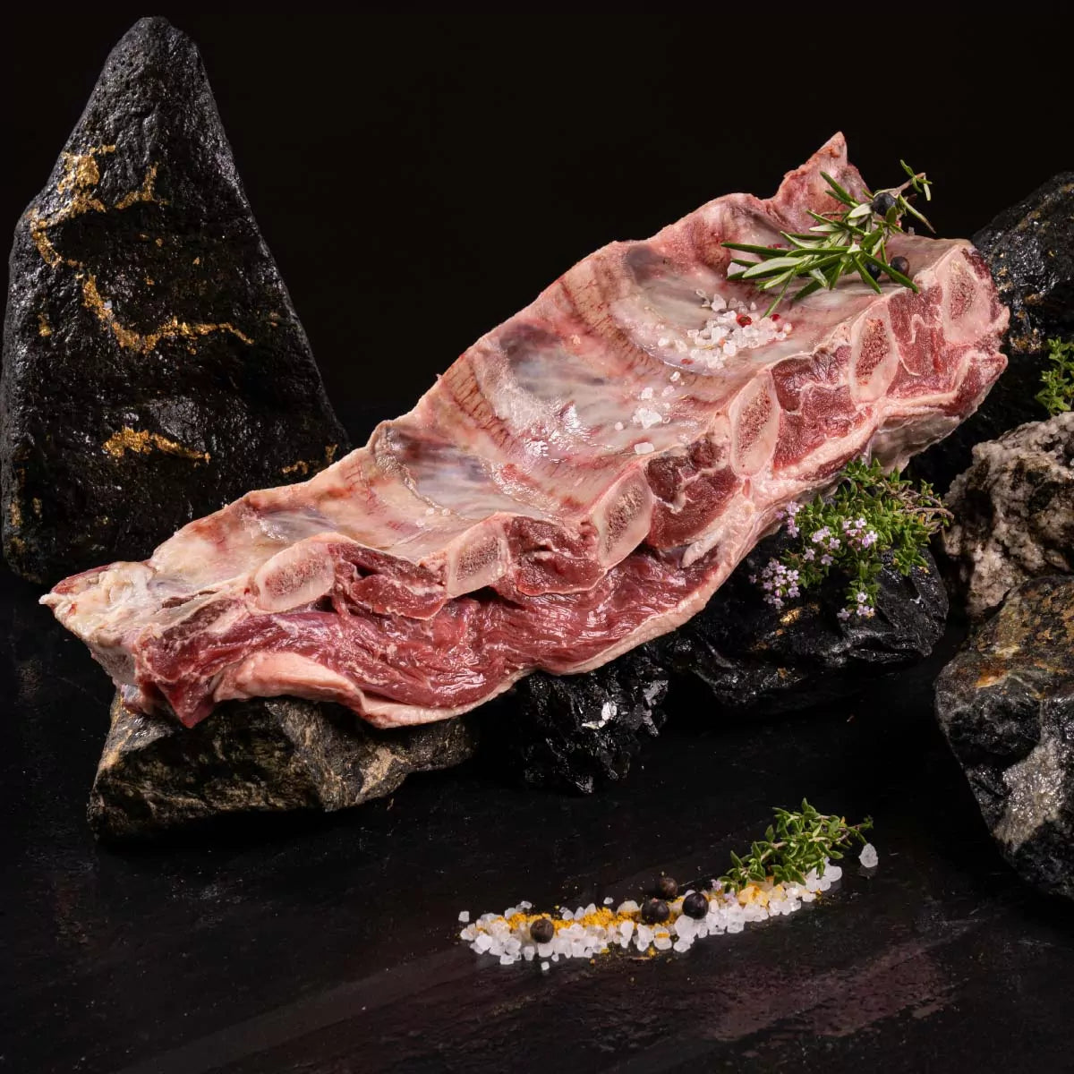 Backribs vom Burgstädter Angus seitlich