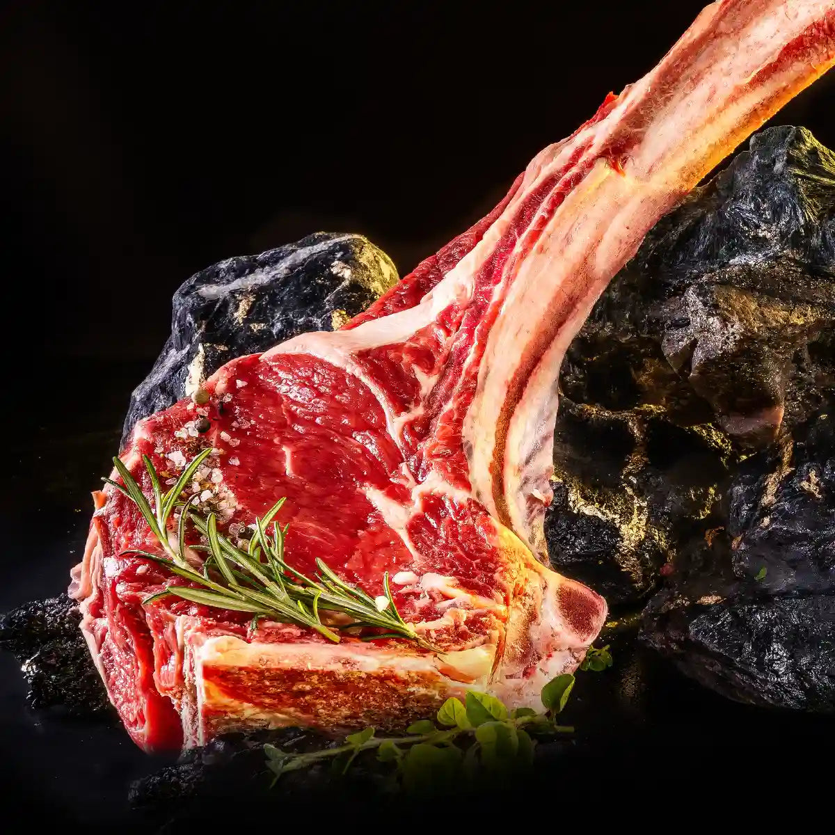 Dry Aged Tomahawk Steak vom Burgstädter Angus