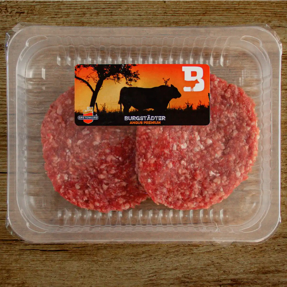Burgstädter Flankburger & Buns Paket vom Burgstädter Angus Rind