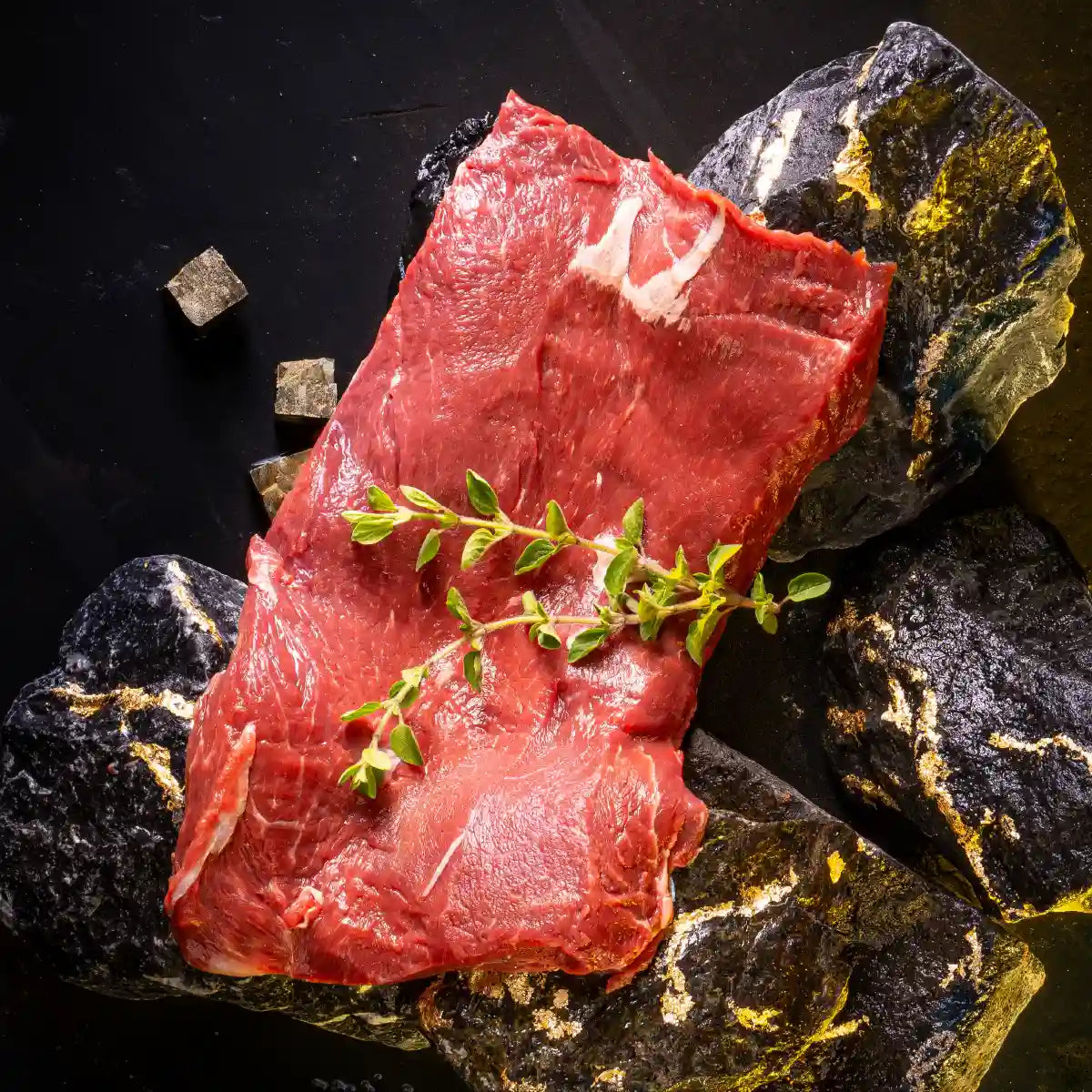 Flat Iron vom Burgstädter Angus von oben