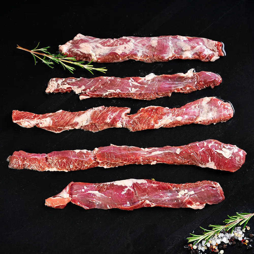 Outside Skirt Steaks vom Duroc Strohschwein