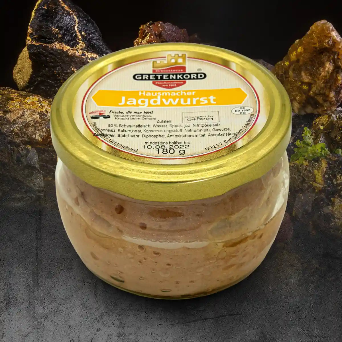 Hausmacher Jagdwurst im Glas