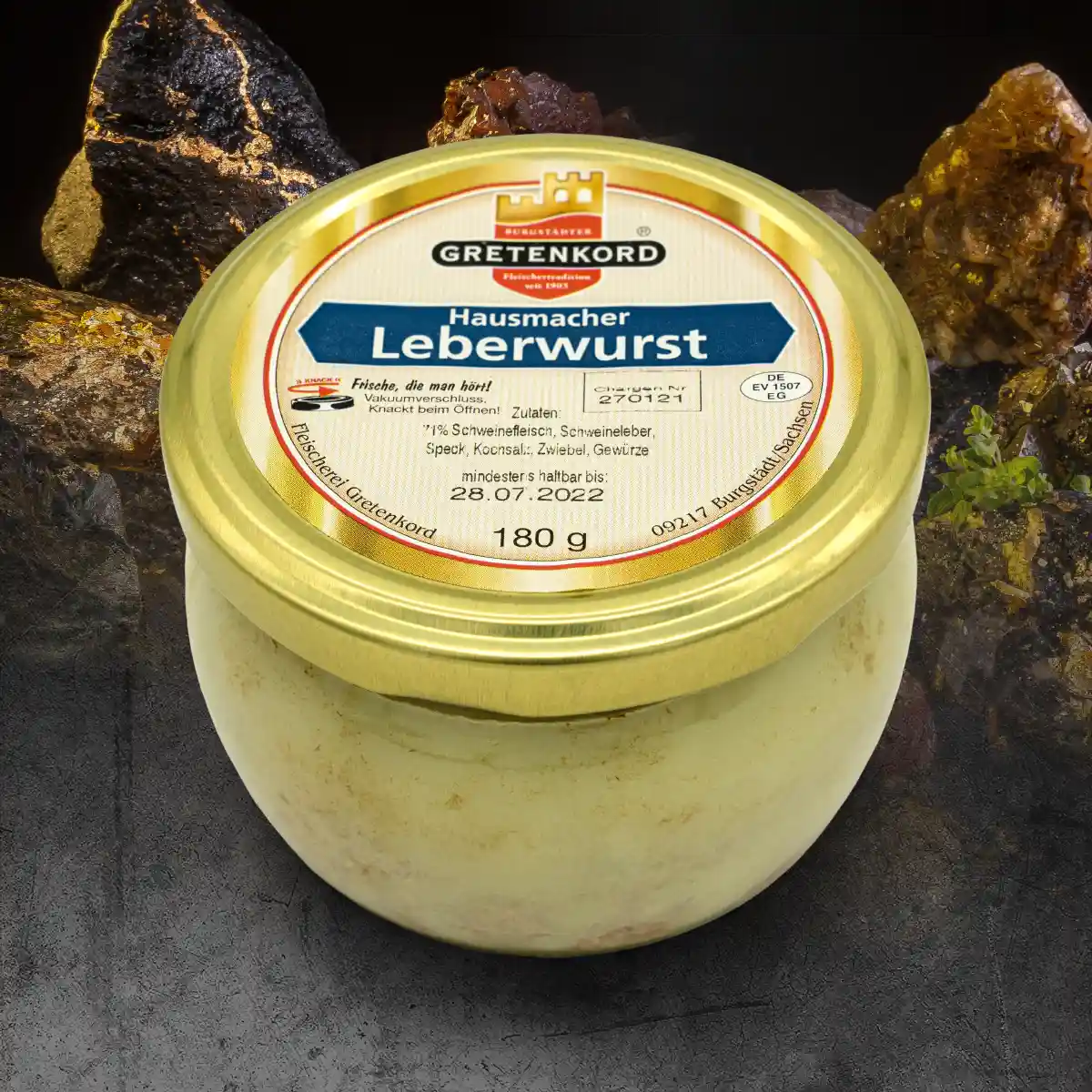 Hausmacher Leberwurst im Glas