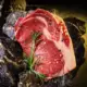 Dry Aged Rib Eye Steak | Entrecôte vom Burgstädter Angus von oben